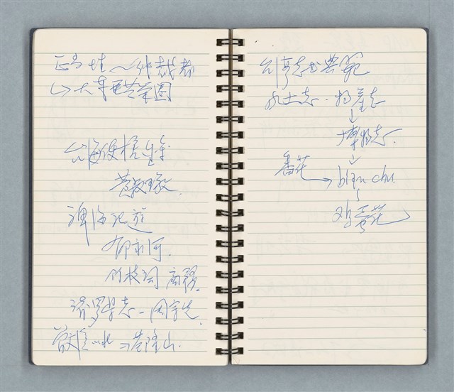 主要名稱：Cui bang ci kan（醉夢之間）（台南○誌）（藍色線圈筆記本）圖檔，第59張，共83張