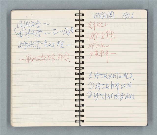 主要名稱：Cui bang ci kan（醉夢之間）（台南○誌）（藍色線圈筆記本）圖檔，第77張，共83張