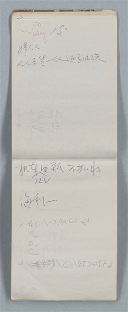 主要名稱：隨筆筆記（雲光孔雀藍底花瓶計算本）圖檔，第24張，共85張