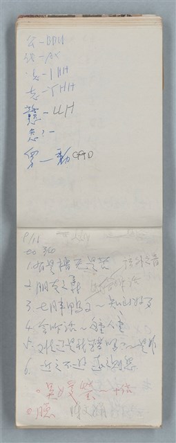 主要名稱：隨筆筆記（雲光孔雀藍底花瓶計算本）圖檔，第38張，共85張