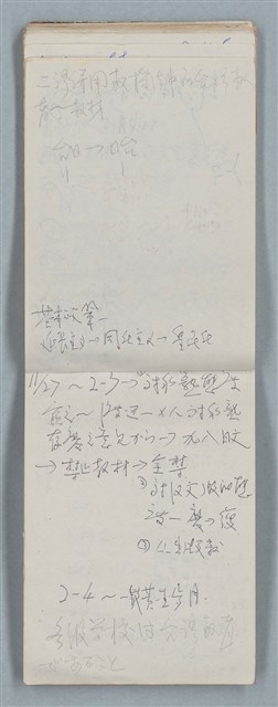 主要名稱：隨筆筆記（雲光孔雀藍底花瓶計算本）圖檔，第76張，共85張