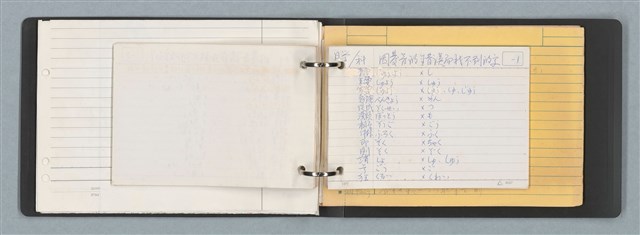 主要名稱：「日本」筆記資料（黑色資料夾）圖檔，第21張，共45張