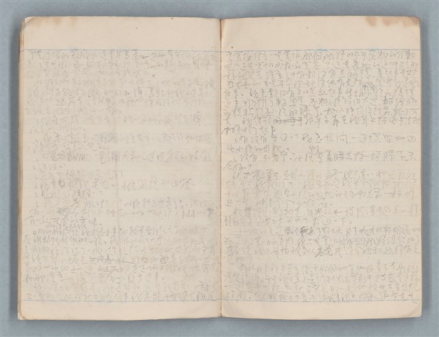主要名稱：小說草稿（灰白色筆記本）圖檔，第9張，共20張