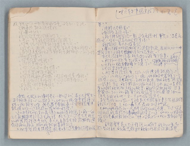 主要名稱：小說草稿（灰白色筆記本）圖檔，第17張，共20張