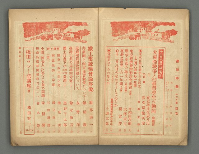 主要名稱：臺灣時報25卷12號（276號）圖檔，第3張，共93張