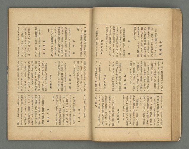 期刊名稱：文藝台湾2卷1號通卷7號圖檔，第40張，共78張