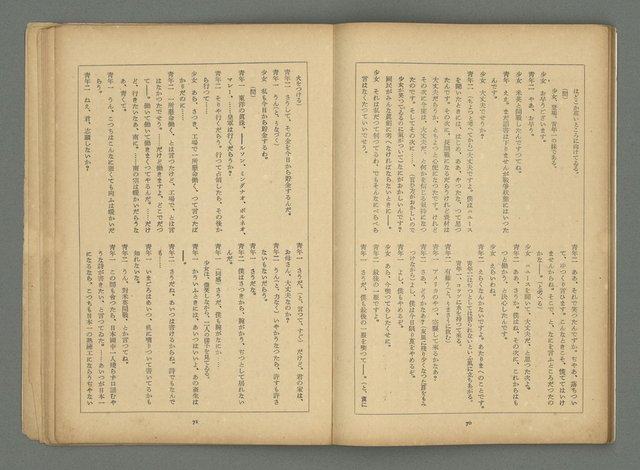 期刊名稱：文藝臺灣3卷5号通卷17号〈2月号〉/副題名：島民劇特輯圖檔，第38張，共49張