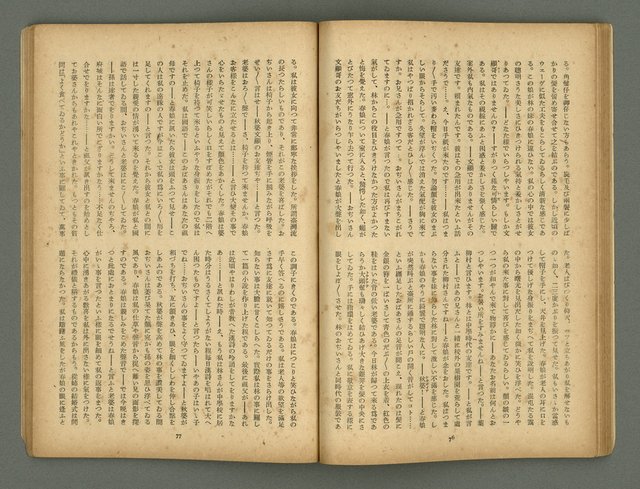 期刊名稱：文藝臺灣5卷6號通卷30號（陽春特別號）/副題名：短篇小說特輯圖檔，第39張，共66張