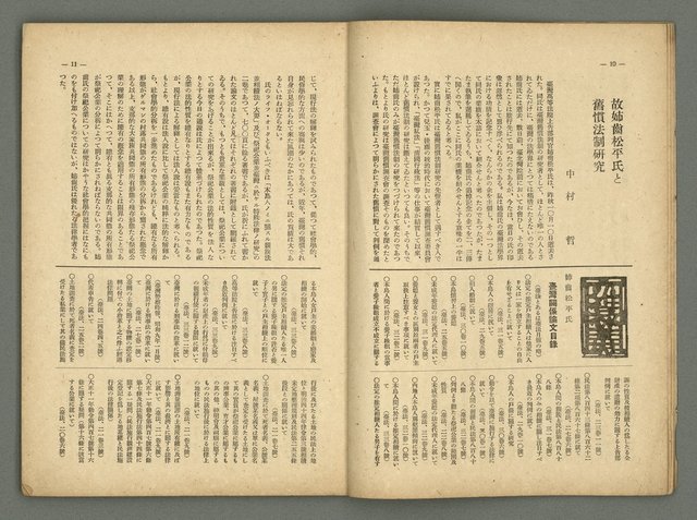期刊名稱：民俗臺灣2卷4號通卷10號/副題名：女流特輯圖檔，第10張，共38張