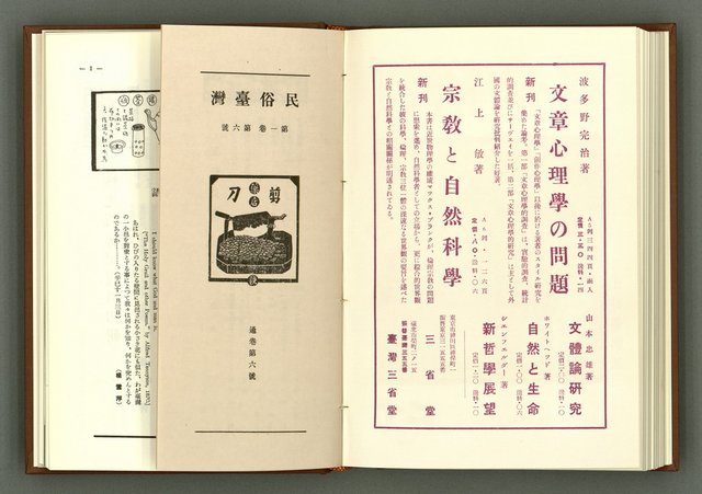 期刊名稱：民俗臺灣1卷6號通卷6號圖檔，第2張，共39張