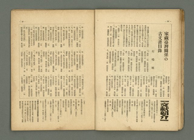 期刊名稱：民俗臺灣3卷1號通卷19號圖檔，第22張，共33張