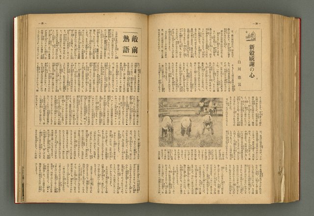主要名稱：新建設、旬刊台新、台灣藝術等期刊多期數合訂本圖檔，第265張，共331張