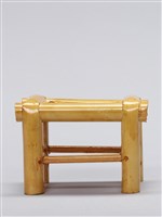 迷你竹家具－擔仔麵組-椅藏品圖，第1張