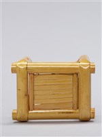 迷你竹家具－擔仔麵組-椅藏品圖，第3張