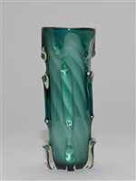 雕花綠琉璃花瓶藏品圖，第2張