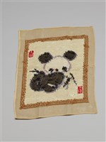 上海絨織墊(貓熊)藏品圖，第1張