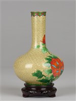 牡丹花瓶(乙對)-左紅藏品圖，第4張