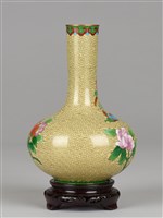 牡丹花瓶(乙對)-右紅藏品圖，第4張