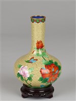 牡丹花瓶(乙對)-右紅藏品圖，第5張