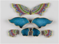 景泰藍蝴蝶拼盒藏品圖，第5張