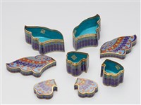 景泰藍蝴蝶拼盒藏品圖，第4張