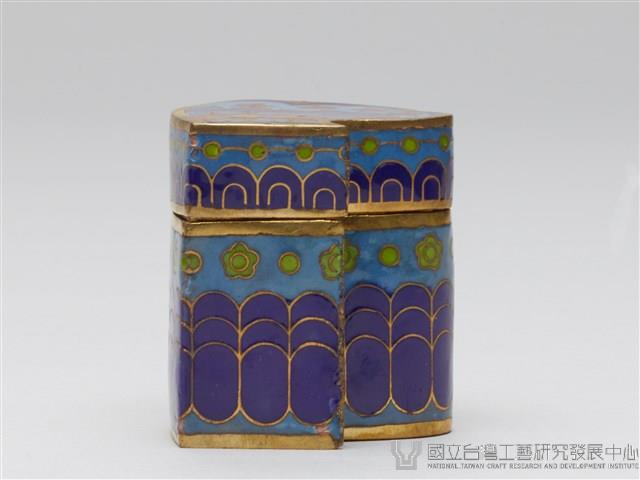 景泰藍蝴蝶拼盒藏品圖，第11張