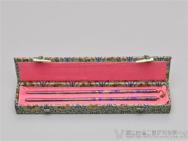 銀筷子(一雙)藏品圖，第2張