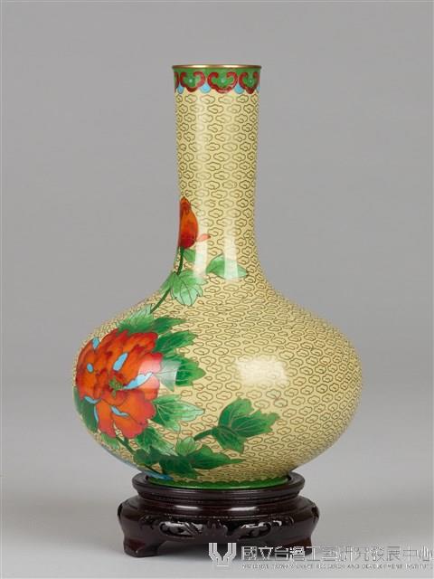 牡丹花瓶(乙對)-右紅藏品圖，第2張