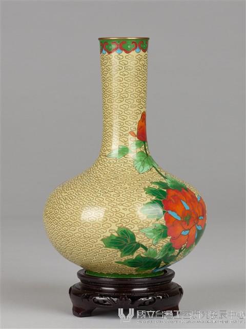 牡丹花瓶(乙對)-左紅藏品圖，第4張