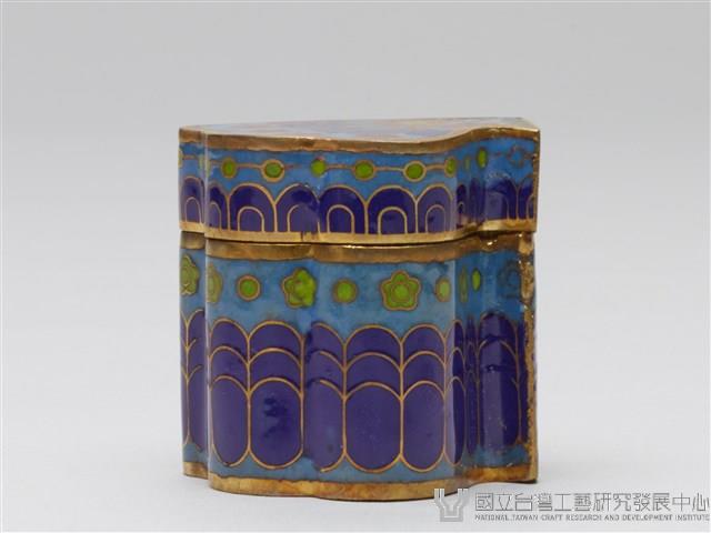 景泰藍蝴蝶拼盒藏品圖，第12張