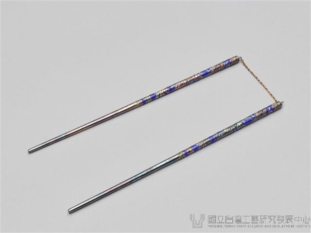 銀筷子(一雙)藏品圖，第1張