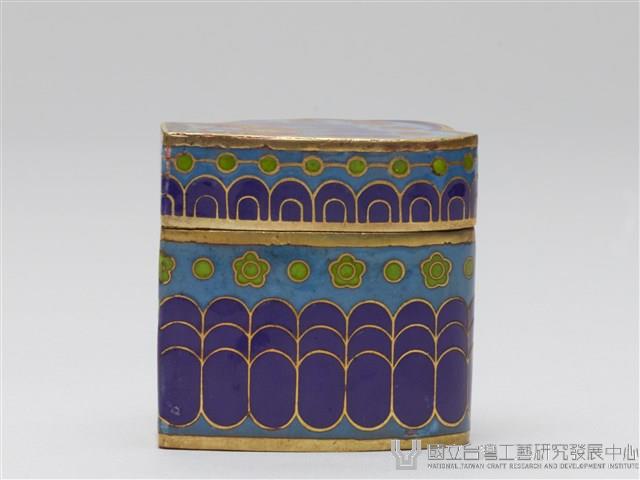 景泰藍蝴蝶拼盒藏品圖，第14張
