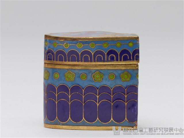 景泰藍蝴蝶拼盒藏品圖，第10張