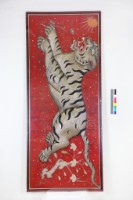 藏品(紅地銀虎繡旗)的圖片