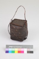 藏品(方形竹編提籃 )的圖片