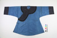 藏品(藍棉地貼飾黑緞大襟衫)的圖片