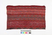 藏品(紅地幾何紋織布)的圖片