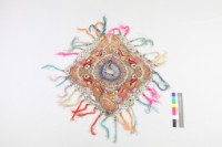 藏品(盤金繡獅頭紋雲肩)的圖片