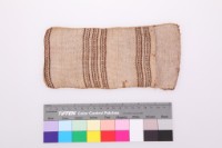 藏品(泰雅族白底褐條紋麻織錢袋)的圖片