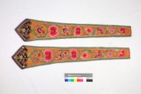 藏品(橘綢地彩繡花鳥圖劍帶)的圖片