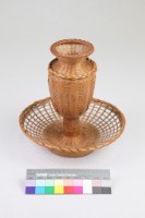 藏品(竹編矢紋花器果籃)的圖片