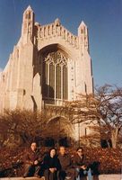 藏品(非馬同詩人艾青参观芝加哥大學校園)的圖片