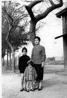 藏品(廖玉蕙-1960年鳳凰花開潭子住家前)的圖片