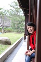 藏品(廖玉蕙在紀州庵拍攝飛閱文學地景電視短片)的圖片