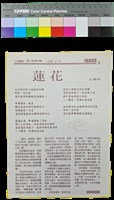 藏品(詩的自述－蓮花（上智雜誌）)的圖片