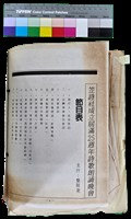藏品(〈笠通訊〉第三冊－笠詩社成立屆滿25週年詩歌朗誦晚會節目表(前))的圖片