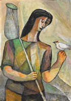 藏品(獵人與小鳥)的圖片