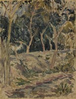 藏品(小川的木立 (台灣風景))的圖片