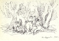 藏品(鋼筆人物素描NO.47)的圖片