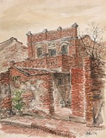 藏品(鹿港老街)的圖片